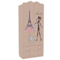 Шкаф Мебельсон MDA-01 Амели млечный дуб