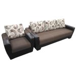 Набор мягкой мебели АСМ-Элегант Татьяна-6 (диван + кресло) ok 20/omega 02/экотекс 213