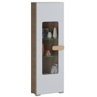 Витрина АСМ-Модуль ПВ1 Фортуна дуб каньон/белый глянец