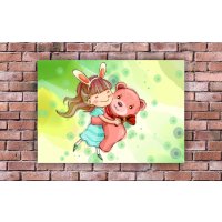 Картина Строй-Комплект Плюшевый друг 70*50