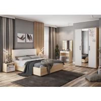 Спальный гарнитур Мебельсон Зара дуб сонома/белый