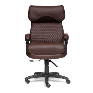 Купить Кресло компьютерное TetChair Chief цвет кож/зам, коричневый, 36-36