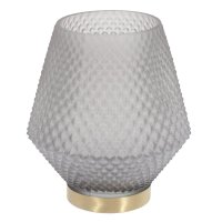 Ваза РЕМЕКО 748911 17,5*17,5*19 см серый/золото