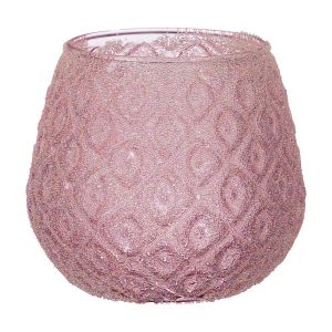 Купить Подсвечник Арти М 862-185 Розовая дымка 9*8,5 см цвет розовый