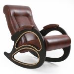 Кресло-качалка Мебель Импэкс Комфорт м.4 цвет венге/antik crocodile