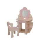 Комплект детской мебели Мебельсон Ромашка дуб млечный/розовый