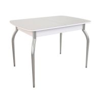 Стол Мебельсон Танго белый/белый