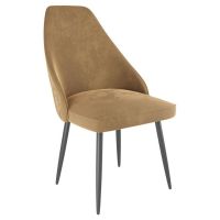 Стул Мебельсон Милан бежевый/черный