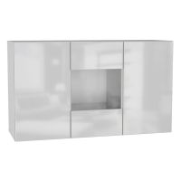 Комод НК-Мебель Point ТИП-1.2 белый/белый глянец