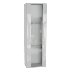 Купить Шкаф навесной НК-Мебель Point ТИП-21 белый/белый глянец