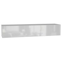 Тумба под телевизор НК-Мебель Point ТИП-30 белый/ белый глянец