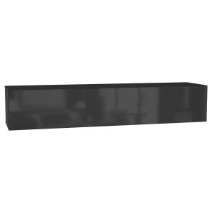 Купить Тумба под телевизор НК-Мебель Point ТИП-30 цвет черный/ черный глянец