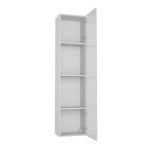 Шкаф навесной НК-Мебель Point ТИП-40 белый/белый глянец