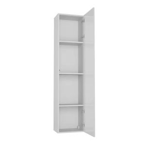 Купить Шкаф навесной НК-Мебель Point ТИП-40 цвет белый/белый глянец