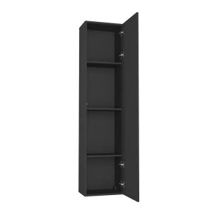 Купить Шкаф навесной НК-Мебель Point ТИП-40 черный/ черный глянец