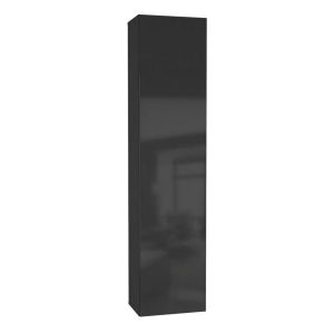Купить Шкаф навесной НК-Мебель Point ТИП-40 цвет черный/ черный глянец