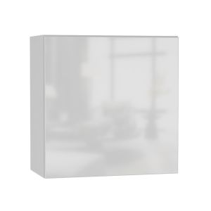 Купить Шкаф навесной НК-Мебель Point ТИП-60 цвет белый/белый глянец
