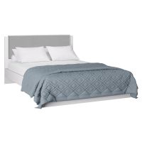 Кровать Аквилон Акцент №14М белое сияние/ конфетти сильвер