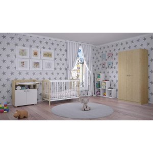 Купить Мебель для детской ВПК Polini kids Simple белый/серый/бежевый