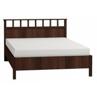 Кровать ГМФ К48 140*200 без основания Люкс Sherlock орех шоколадный