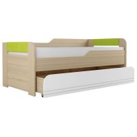 Кровать Аквилон 900.1 new Стиль туя светлая/лайм