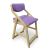 Чехол Фабрика 38 для стула «Робин wood» фиолетовый 