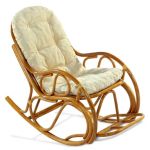 Кресло-качалка ЭкоДизайн 05/17 с подножкой мёд