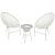 Купить Комплект мебели ЭкоДизайн Acapulco (стол + 2 стула) бирюзовый