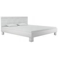 Кровать Аквилон 18М 180*200 без основания Азалия бодега белый/пунто белый