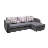 Диван М-Стиль Барселона угловой верди мокко/ ньютон антрацит