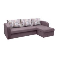 Диван М-Стиль Барселона угловой верди мокко/ ньютон плюм