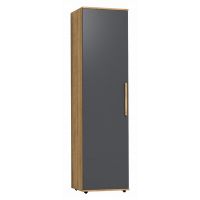 Шкаф ГМФ Crown 8 дуб золотистый/ графит