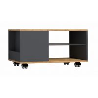 Стол журнальный ГМФ Crown 16 дуб золотистый/ графит