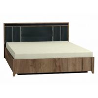 Кровать ГМФ Nature 306 дуб табачный craft/черный
