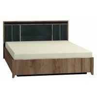 Кровать ГМФ Nature 308 дуб табачный craft/черный