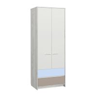 Шкаф Аквилон Зефир 2 дуб эльза/ голубой