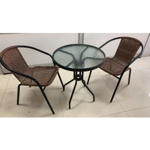 Купить Комплект мебели ЭкоДизайн BISTROBistro (стол круглый и 2 кресла)