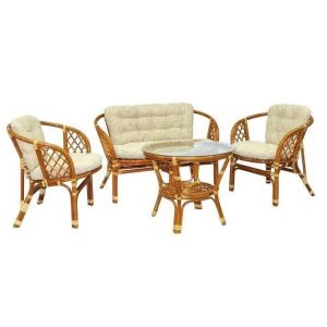 Купить Комплект мебели ЭкоДизайн Багама (диван + 2 кресла + стол) 03/10 Б S-1