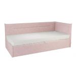 Кровать детская Мебельсон тахта 0.9 Альба нежно-розовый