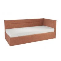 Кровать детская Мебельсон тахта 0.9 Альба персик (велюр)