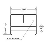 Диван Комфорт-S Комфорт-S Людвик мини Antonio blue 