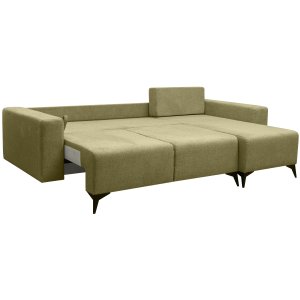 Купить Диван угловой Комфорт-S ОЛИВИЯ Melange khaki зеленый