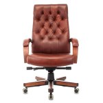 Кресло офисное Бюрократ T-9928WALNUT светло-коричневый