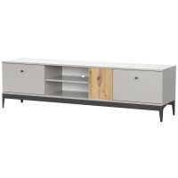 Тумба НК-Мебель НК-НОРДИК тумба ТВ-175 Холодный серый/Дуб Артизан серый