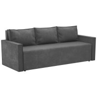 Диван Комфорт-S БЕРТА велюр серый