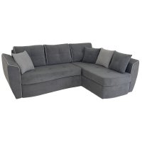 Диван Аквилон ДЕСЕРТ угловой Правый Ультра грей/ Ультра смок