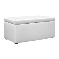 Банкетка Комфорт-S ДВУХМЕСТНАЯ экокожа белый