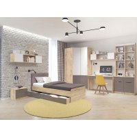 Подростковая комната Комфорт-S ИЛИЯ дуб ирландский/амаретти/белый