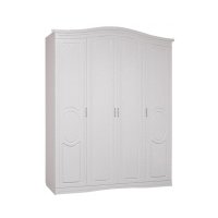 Шкаф Комфорт-S Гертруда М1 белый/спирея белая