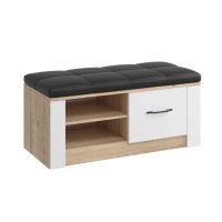 Тумба для обуви Комфорт-S ЕВА 5 М5 дуб ирландский/белый матовый